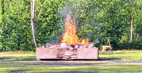 Forty and Eight holds annual Flag Disposal Ceremony